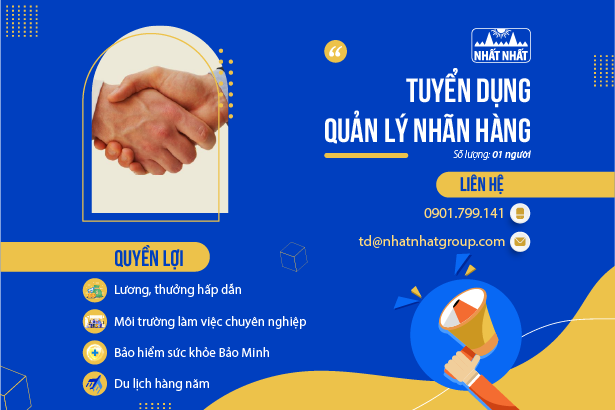 Tuyển dụng Chuyên viên quản lý nhãn hàng
