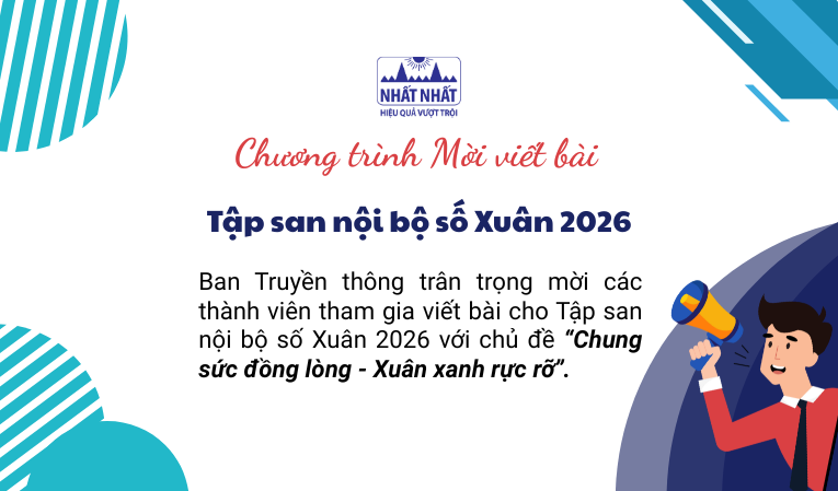 Chương trình Mời viết bài cho Tập san nội bộ số Xuân 2026