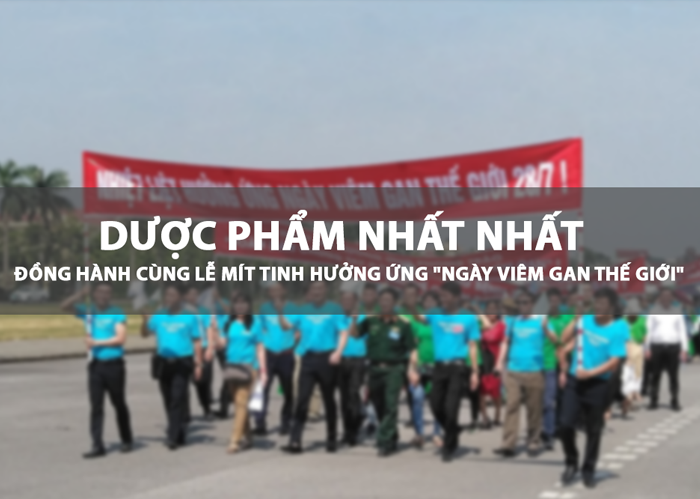 Nhất Nhất đồng hành cùng tổ chức Mít tinh Ngày Viêm Gan Thế giới