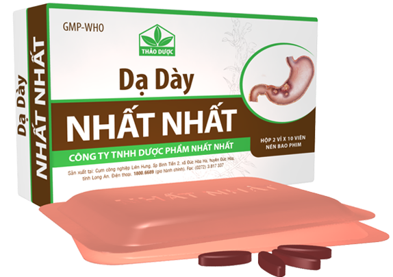 Thông báo thay đổi mẫu mã viên nén Dạ Dày Nhất Nhất