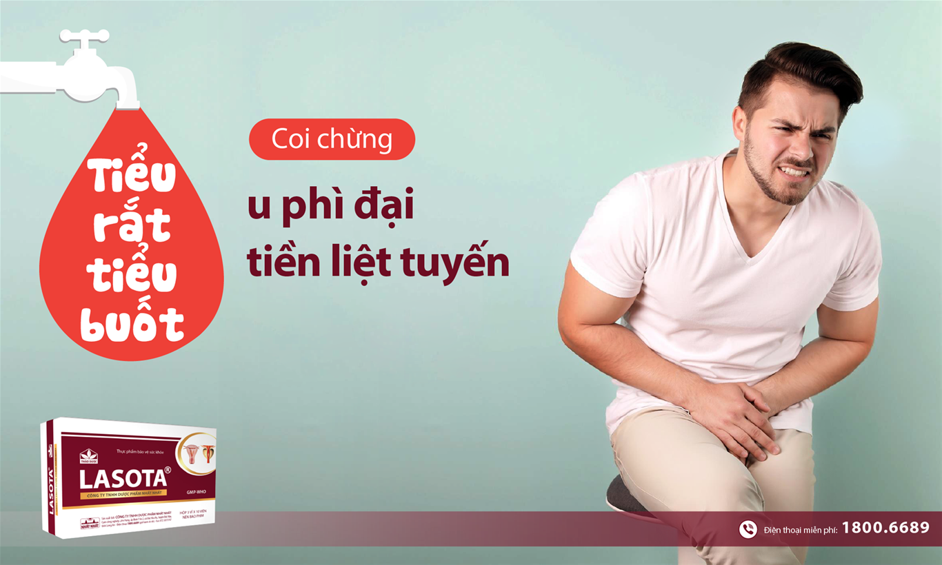 Tiểu rắt tiểu buốt, coi chừng u phì đại tiền liệt tuyến.