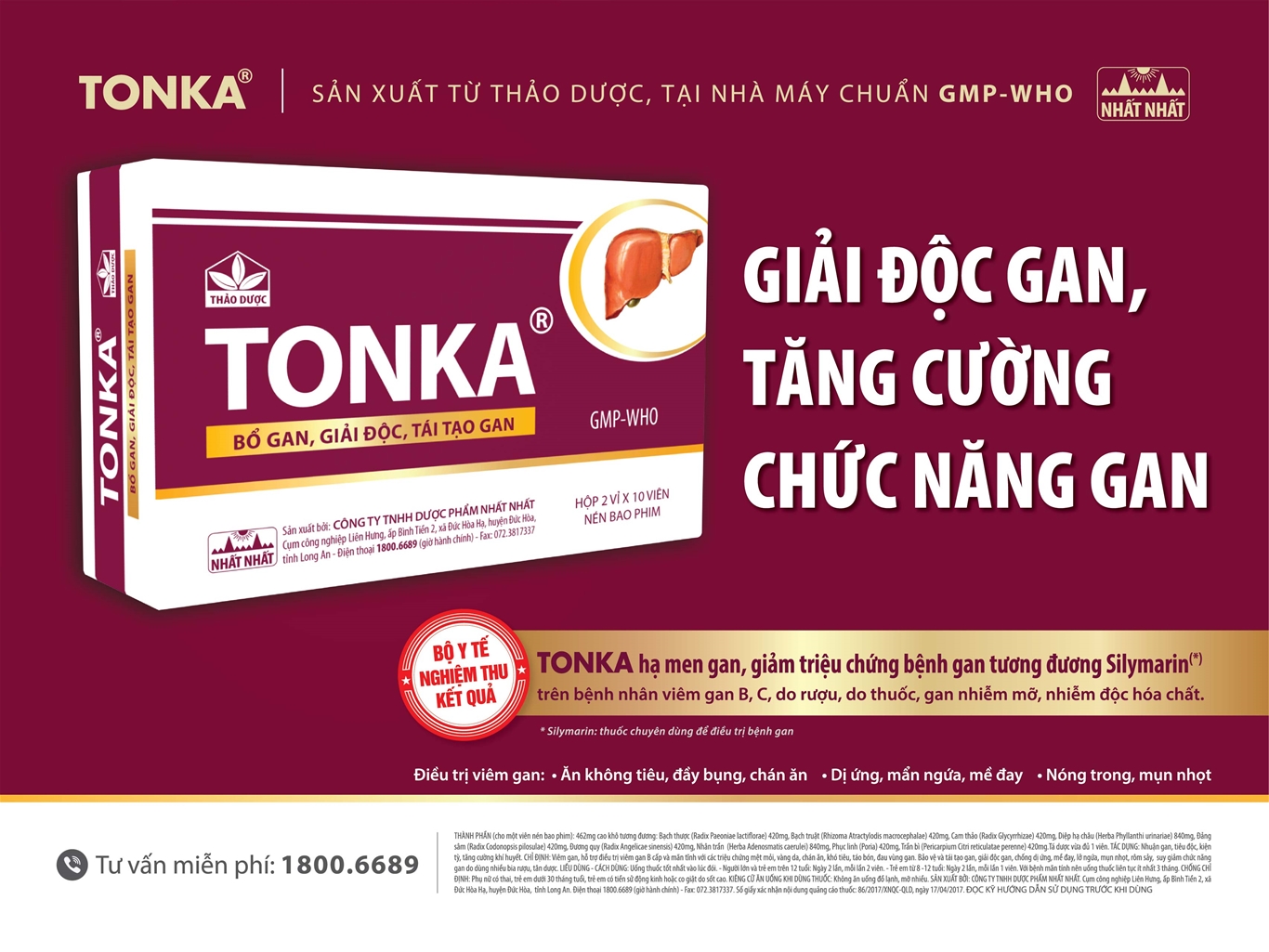 Tonka - Sản phẩm bổ gan
