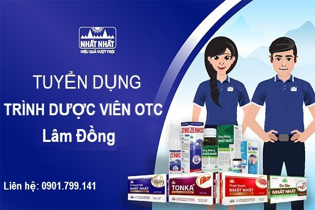 Tuyển dụng trình dược viên OTC Lâm Đồng