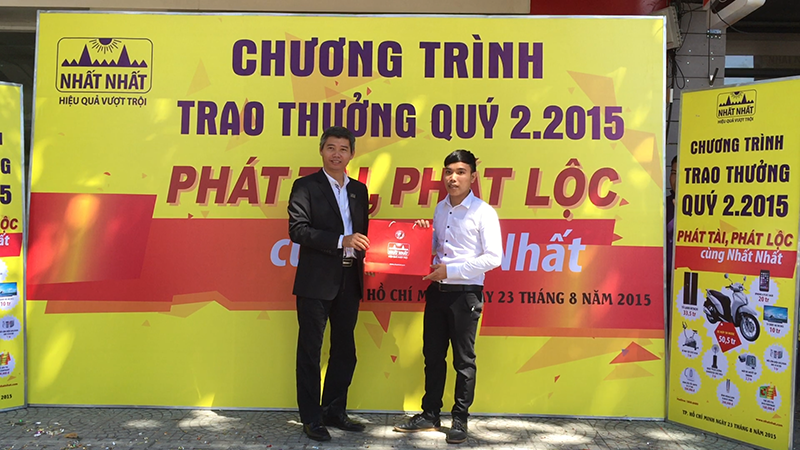 Lễ trao thưởng Quý II 2015 Dược Phẩm Nhất Nhất