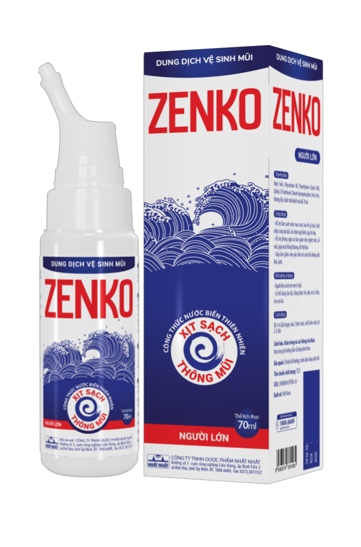 Dung dịch vệ sinh mũi Zenko người lớn