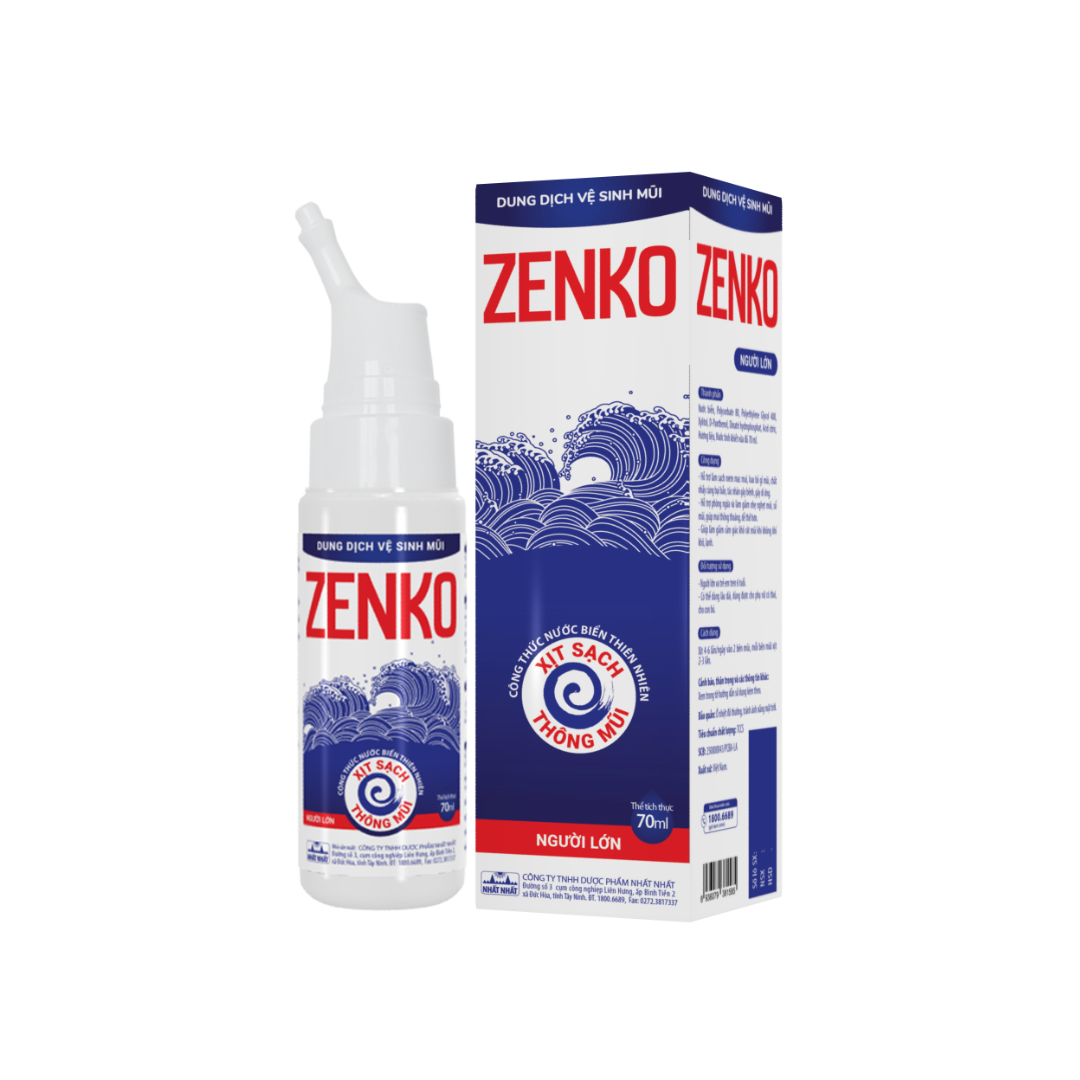 Dung dịch vệ sinh mũi Zenko người lớn