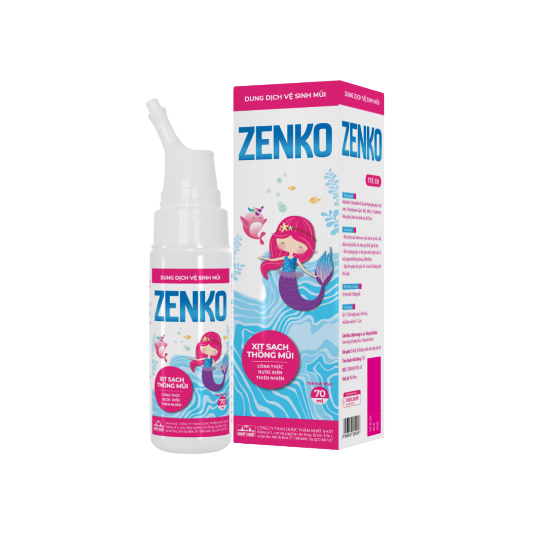 Dung dịch vệ  sinh  mũi Zenko trẻ em