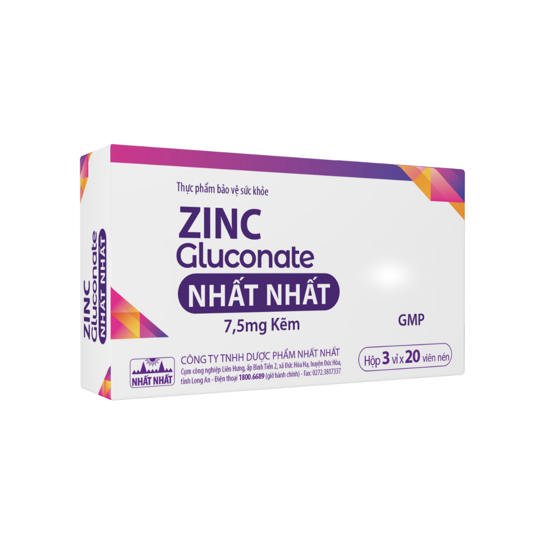 TPBVSK Zinc Gluconate Nhất Nhất
